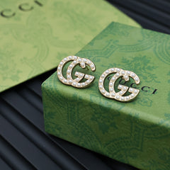 Versatile Letter Pearl Earrings