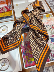 Letter Square Scarf