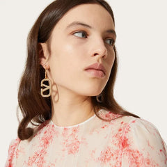 Diamond Pendant Earrings