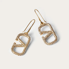 Diamond Pendant Earrings