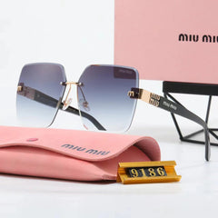 Frameless gradient sunglasses