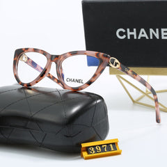 Cat-eye gold sunglasses