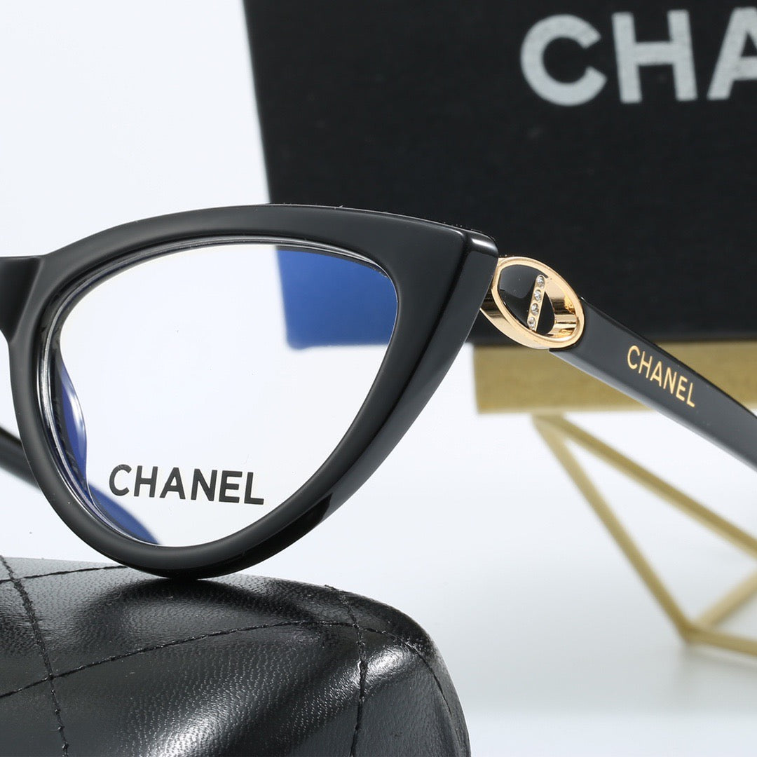 Cat-eye gold sunglasses