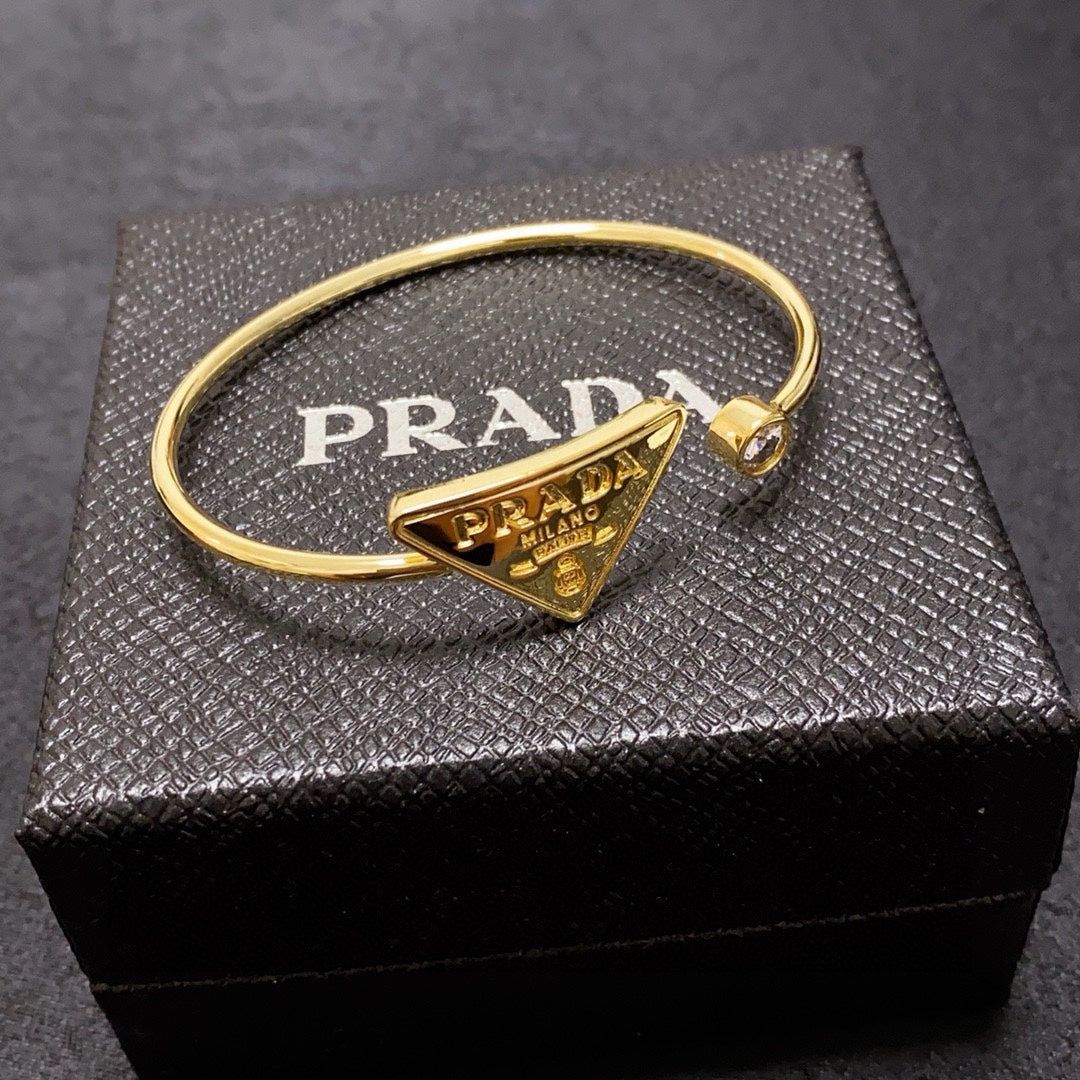Triangle Diamond Cuff Bracelet