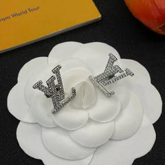 Full Diamond Stud Earrings