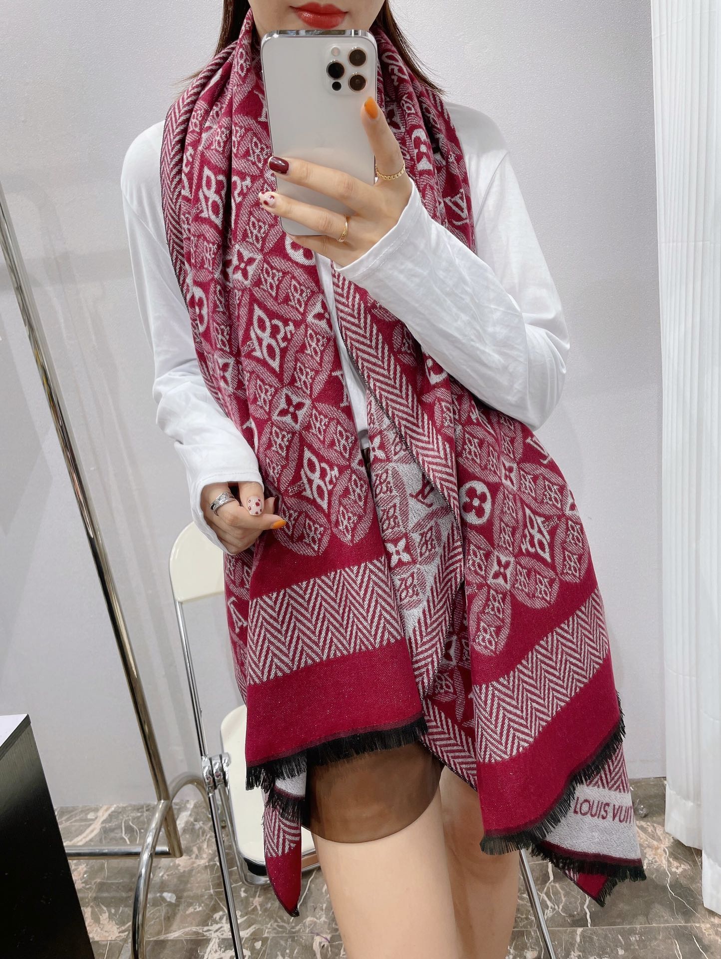 Jacquard Warm Scarf Shawl
