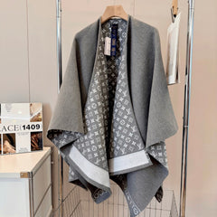 Cashmere Embossed Cape
