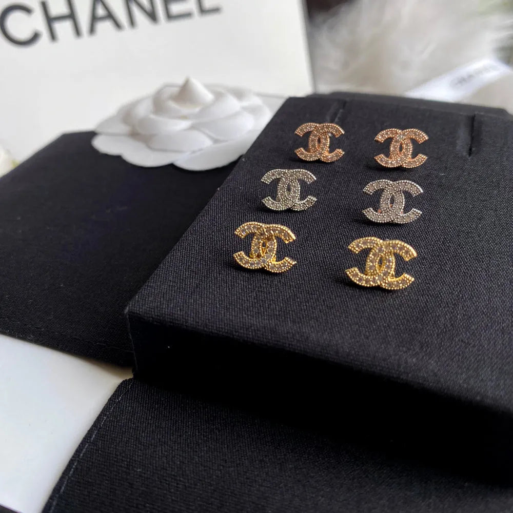 Fashion Mini Diamond Earrings
