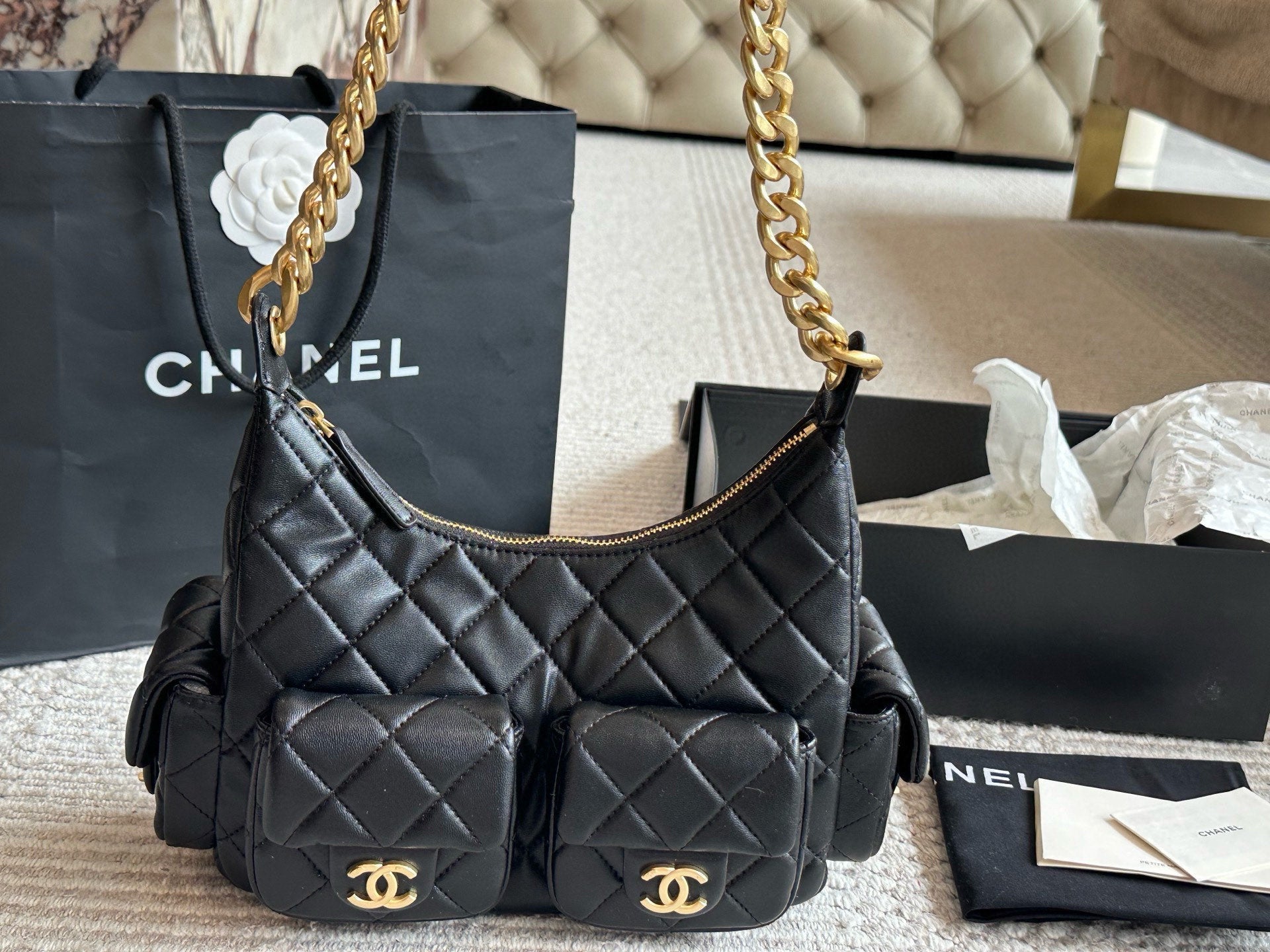 Classic Chain Hobo Bag