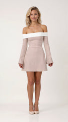 Off-Shoulder Mini Dress