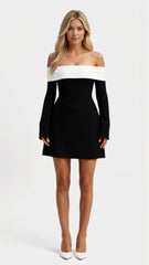 Off-Shoulder Mini Dress