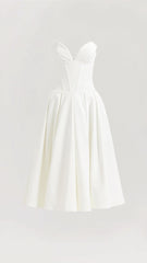 Strapless Midi Dress