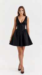Satin Mini Dress