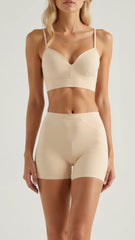 High-Waisted Mid Thigh Shorts