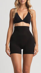 High-Waisted Mid Thigh Shorts