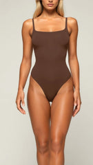 Core Sculpt Plunge Thong Bodysuit