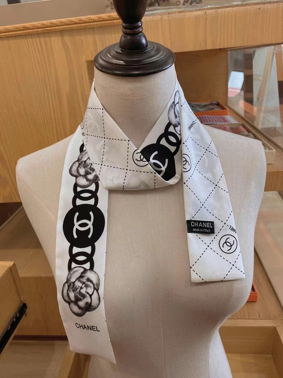 Camellia Silk Double Ribbon