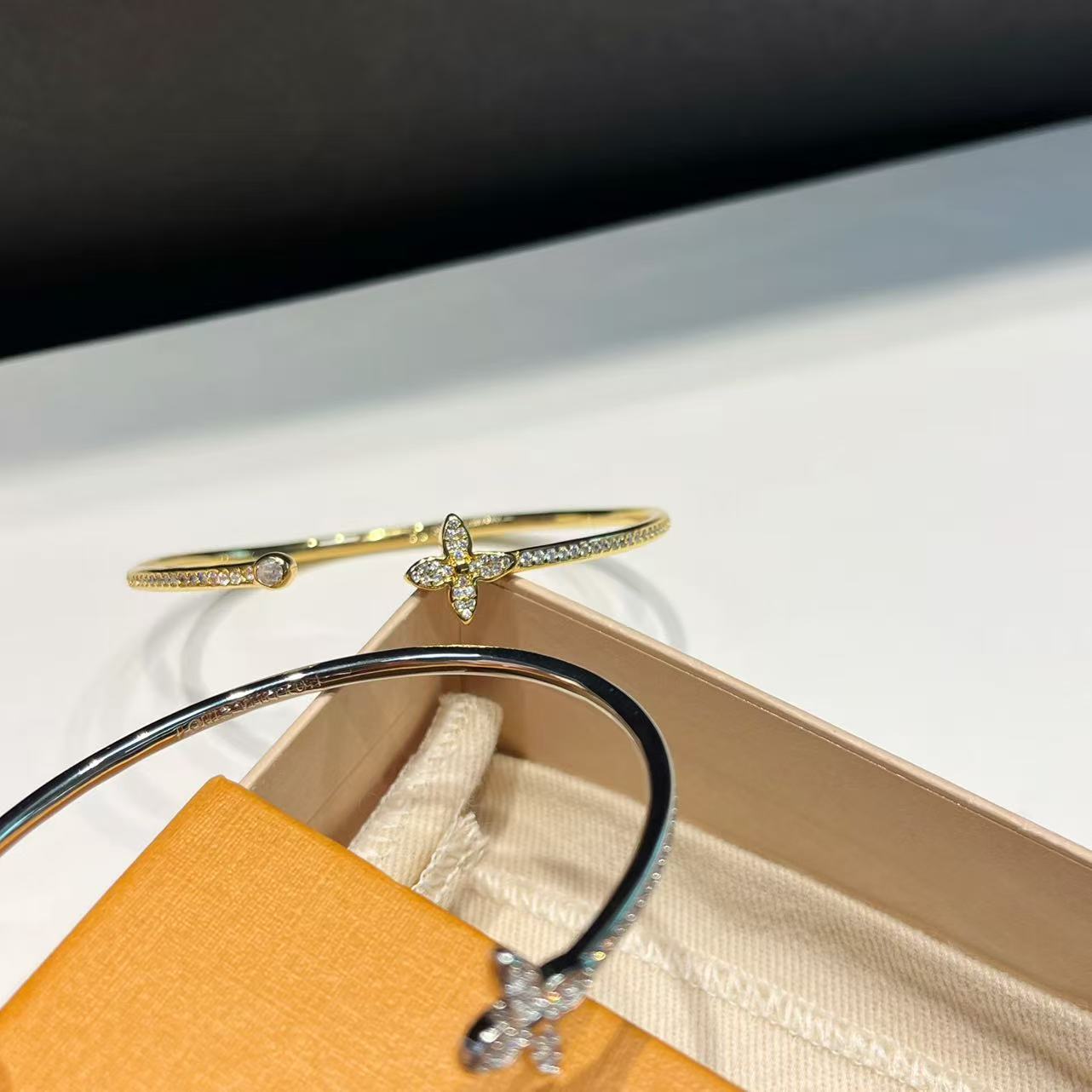Classic Floral Cuff Bracelet