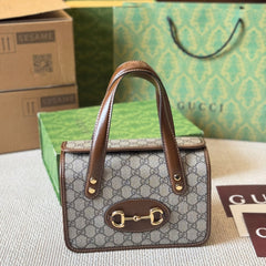 3 Sizes Vintage Buckle Box Bag