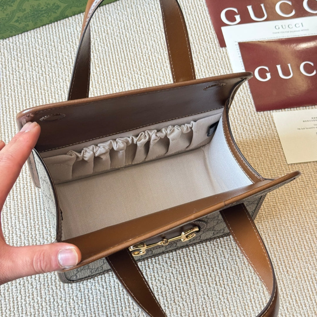3 Sizes Vintage Buckle Box Bag
