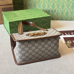 3 Sizes Vintage Buckle Box Bag
