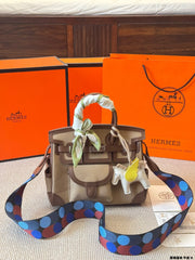 Canvas long shoulder strap handbag