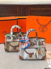 Canvas long shoulder strap handbag
