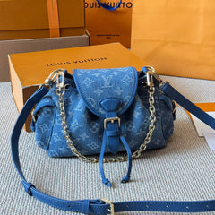 Denim Printed Handbag