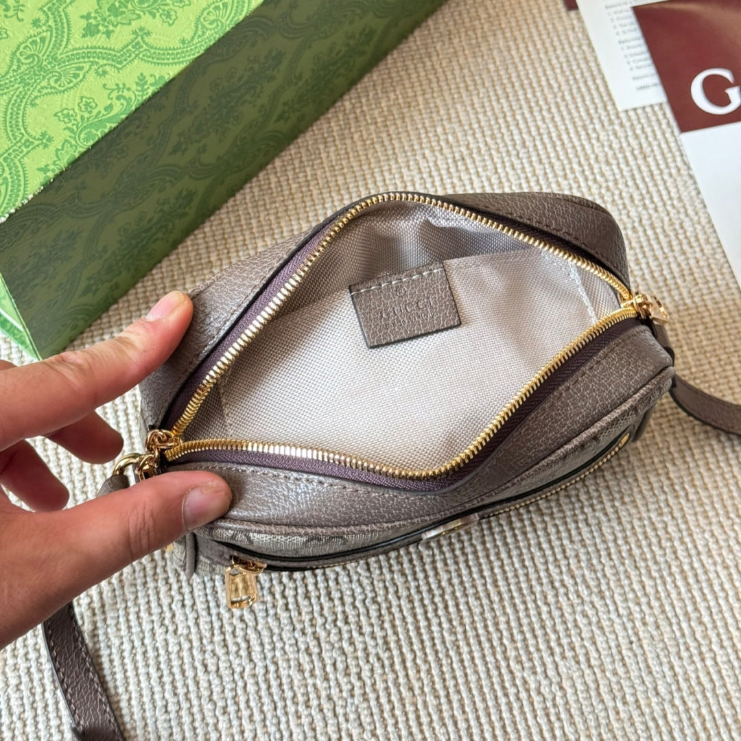 Vintage camera messenger bag