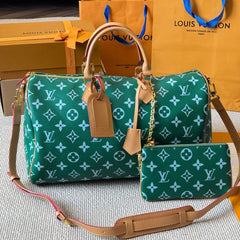 Colorful embossed pillow bag