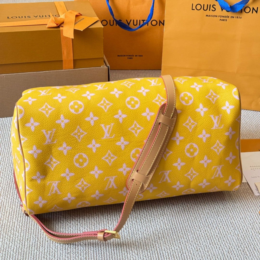 Colorful embossed pillow bag