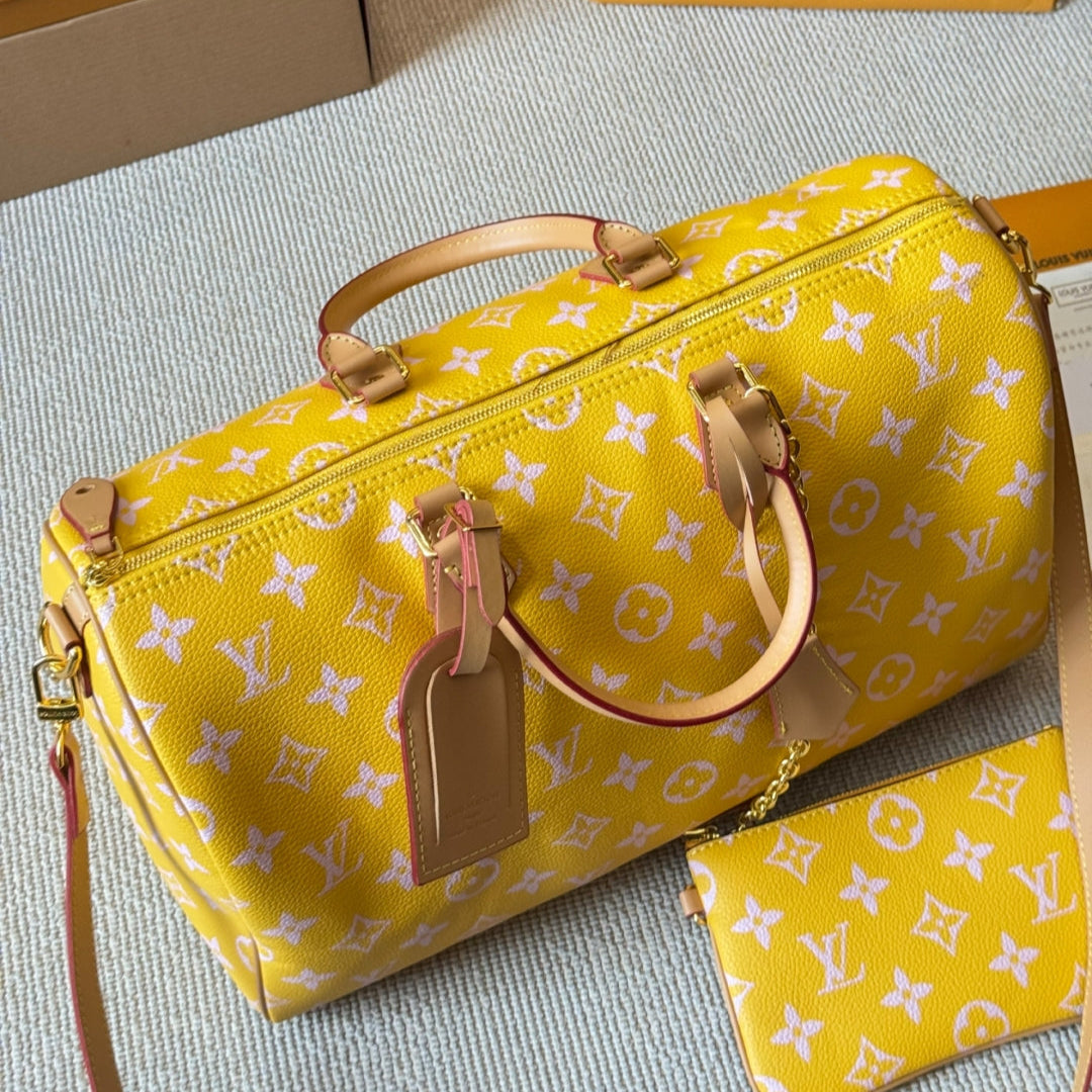 Colorful embossed pillow bag