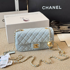 Elegant Ladies' Golden Ball Crossbody Bag