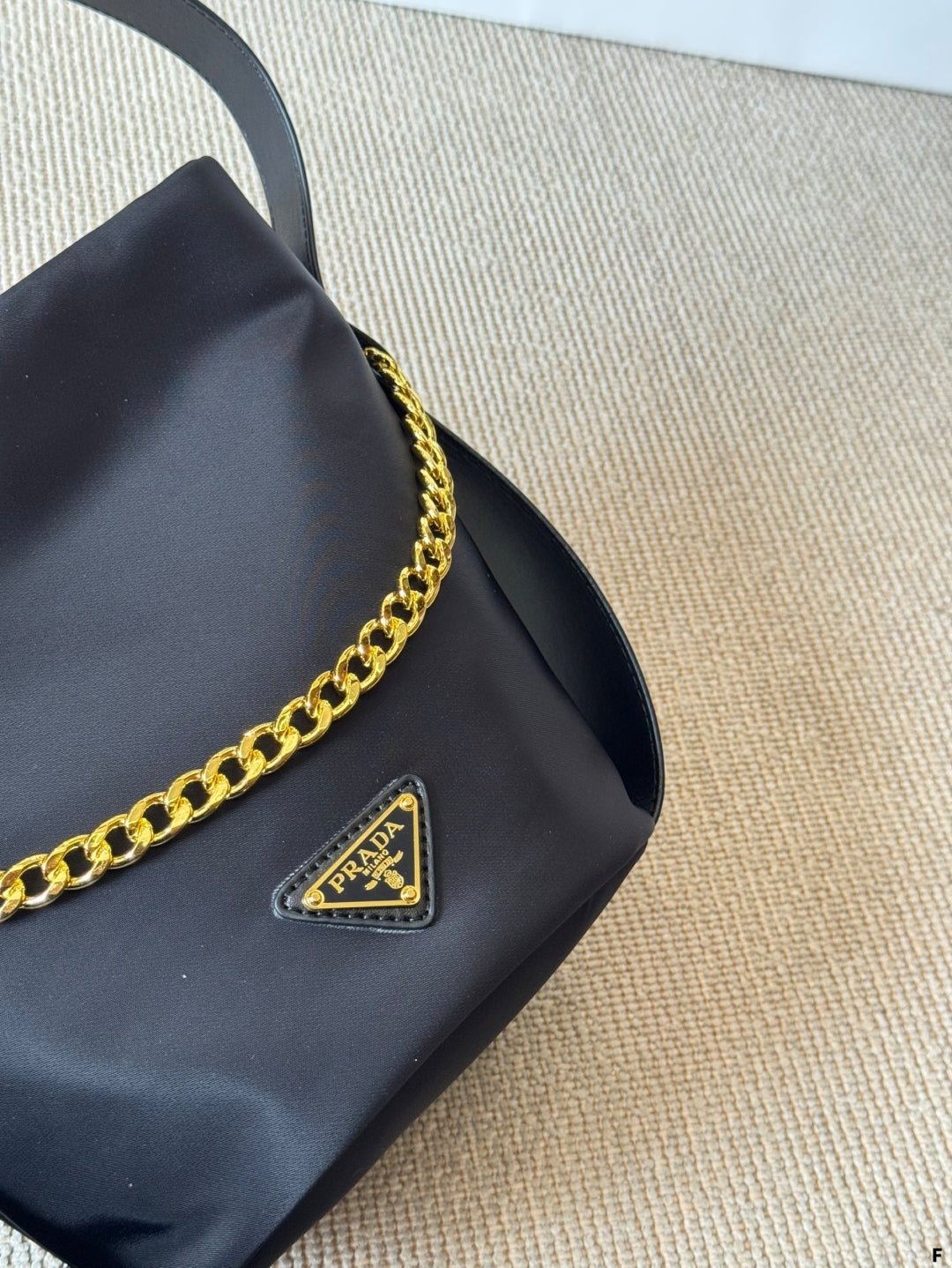 Nylon mini bucket bag