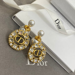 Pearl Crystal Earrings