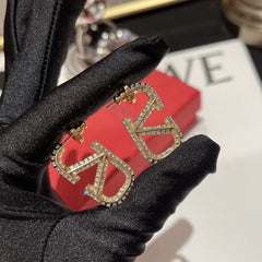 Earrings with Crystals