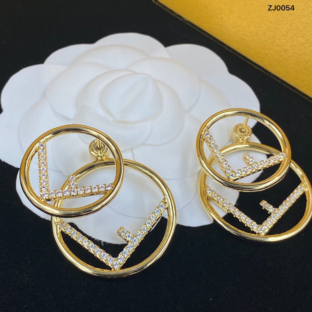 Fashion Double Hoop Earrings