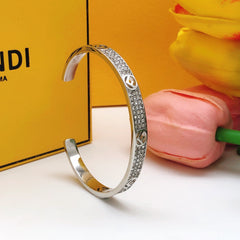 Diamond Open Bracelet