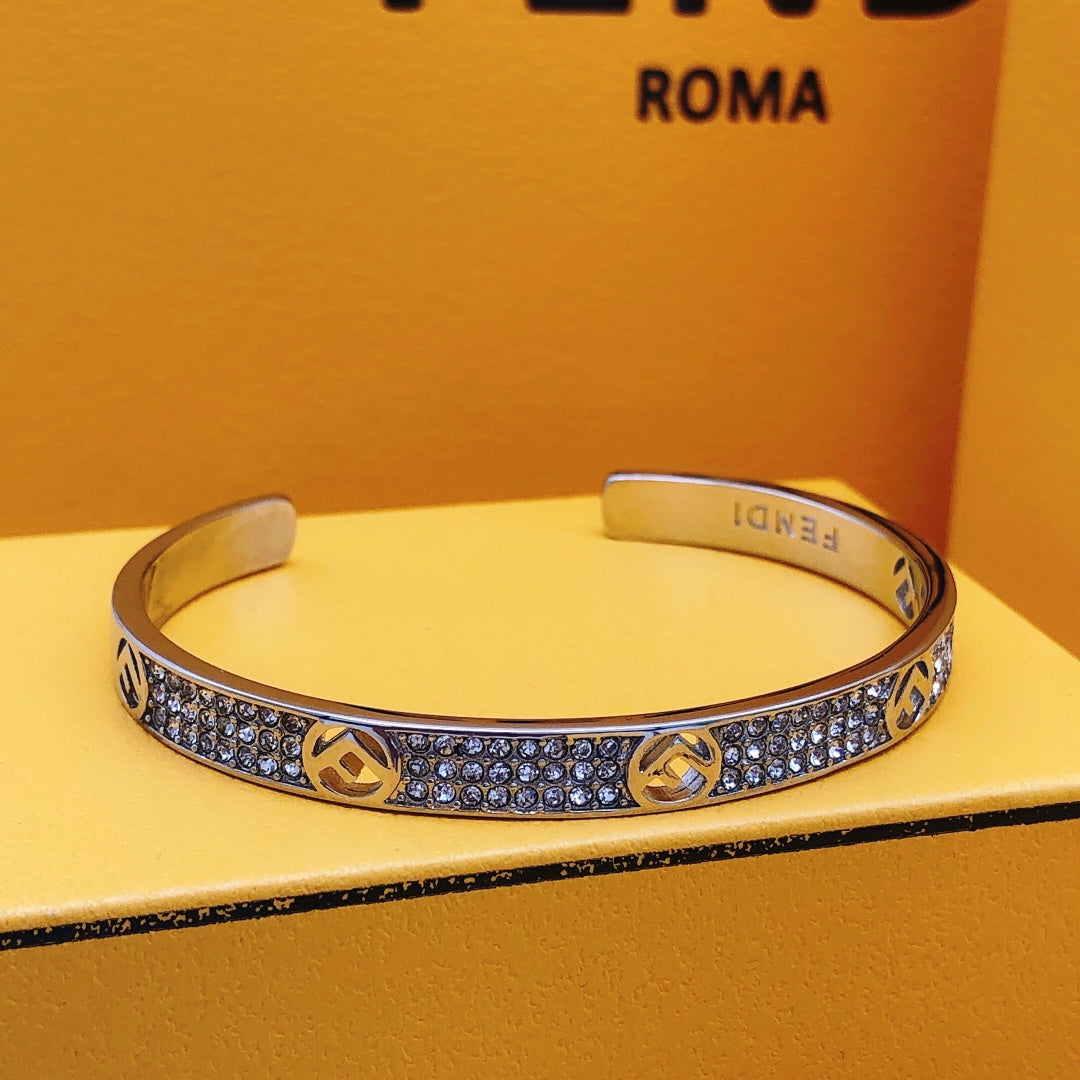 Diamond Open Bracelet