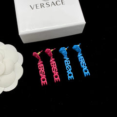 Colorful Avatar Letter Earrings