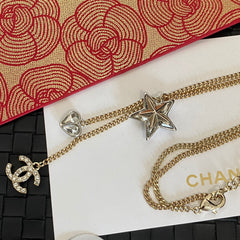 Star Heart Crystal Necklace