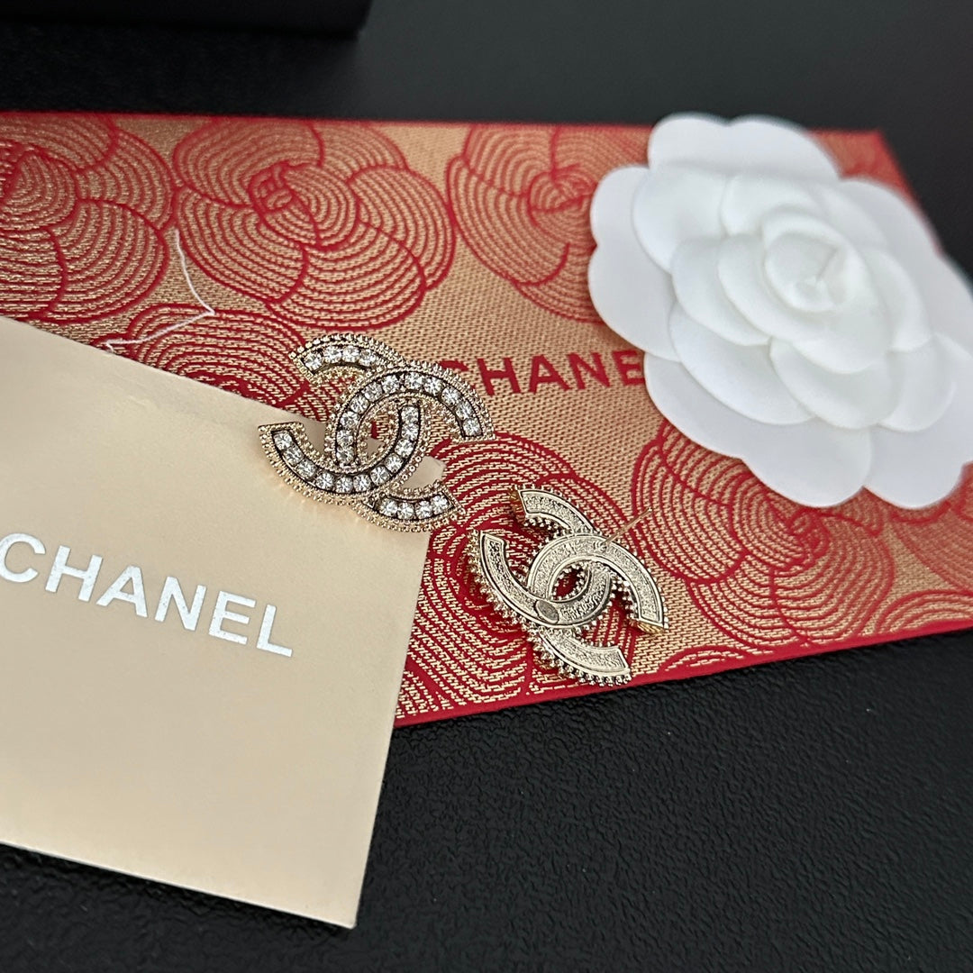 Stylish Diamond Letter Earrings