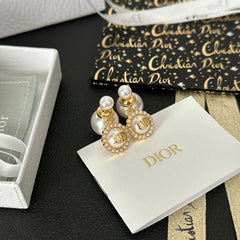 Classic Double Pearl Earrings