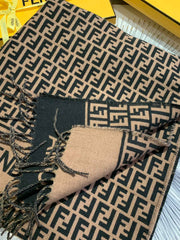 Retro Wool Jacquard Cape
