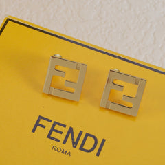 Metal Square Earrings