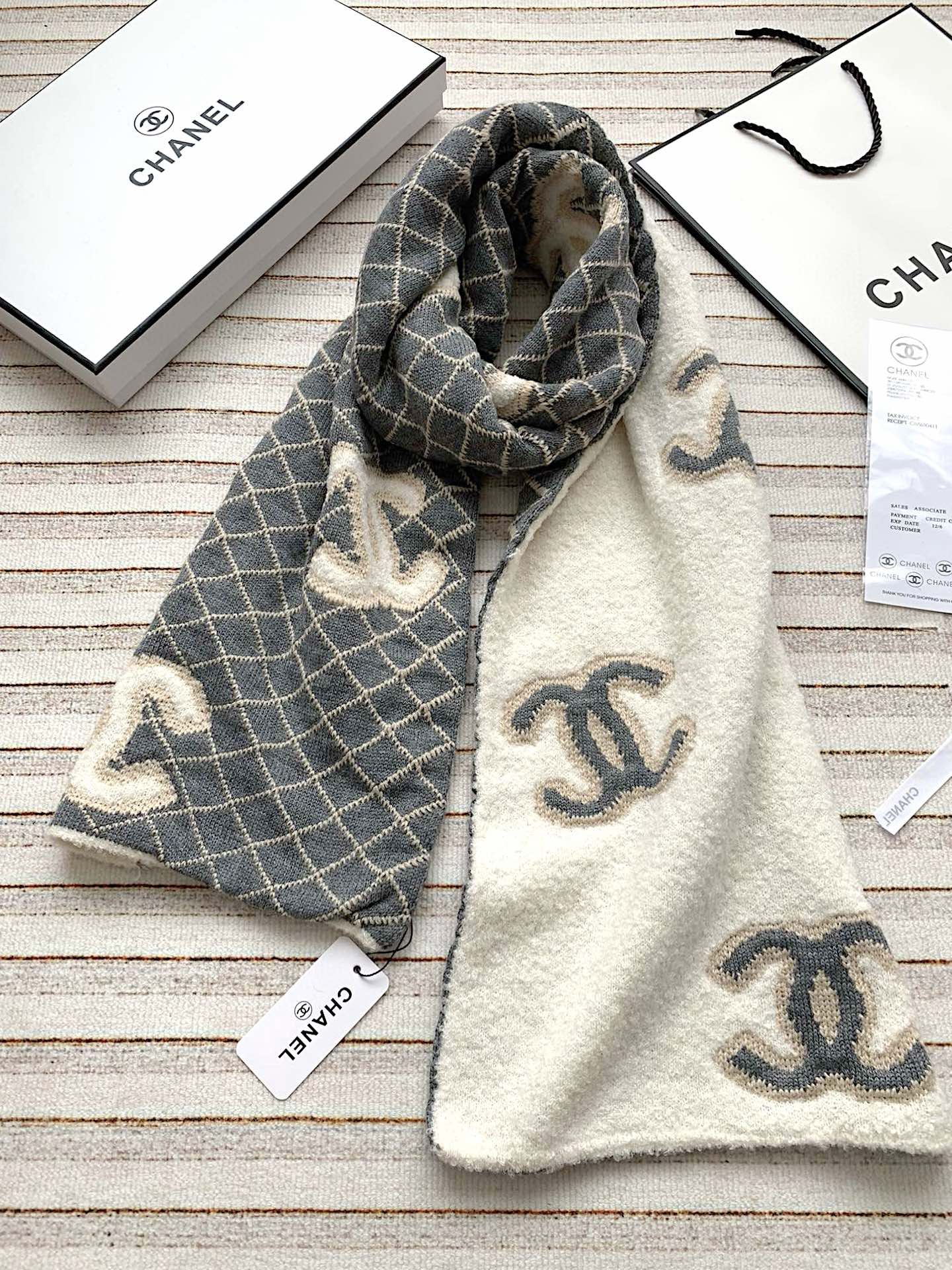Classic Argyle double-sided scarf