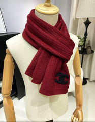 Fashionable diamond jacquard knitted 100% cashmere scarf