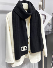 Fashionable diamond jacquard knitted 100% cashmere scarf