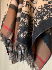 Double-sided Jacquard Cape