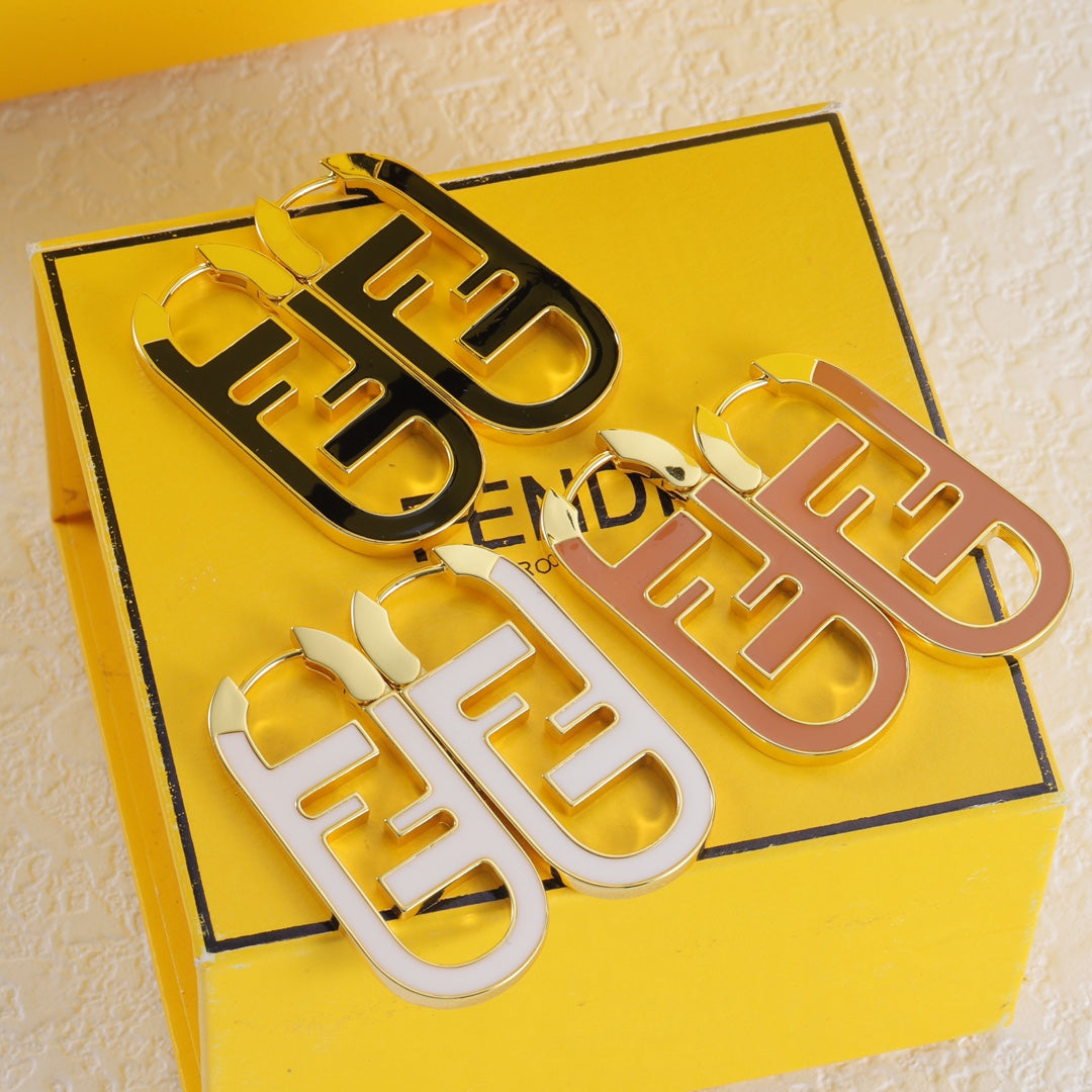 Fashionable Enamel Earrings